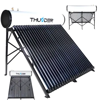 Tlačni solarni kolektor 250L EKO, 25 cijevi, Heat-Pipe, jednostavna montaža THUNDER®