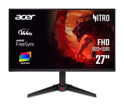 Monitor 27'' ACER Nitro VG27FX, UM.HV0EE.601, IPS,HDMI, DP, 144Hz
