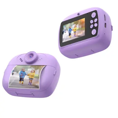 CELLY Kids print kamera ljubičasta