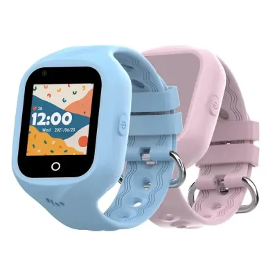 CELLY Smartwatch Kids GPS 4G (plavi i rozi remen uključeni)