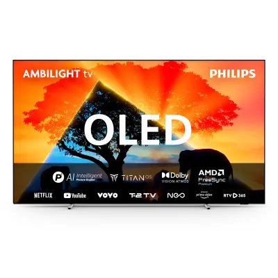 Demo, bez garancije - TV PHILIPS 55OLED769, 139.7cm (55"), OLED, UHD 4K 120Hz, Smart TV, Titan OS - Ambilight