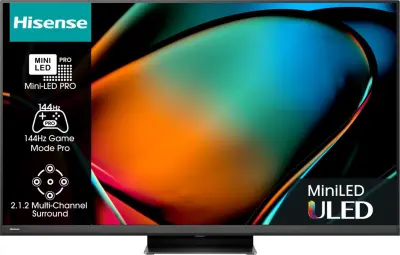Demo - TV 55" Hisense ULED MiniLED 55U8KQ 4K Smart TV