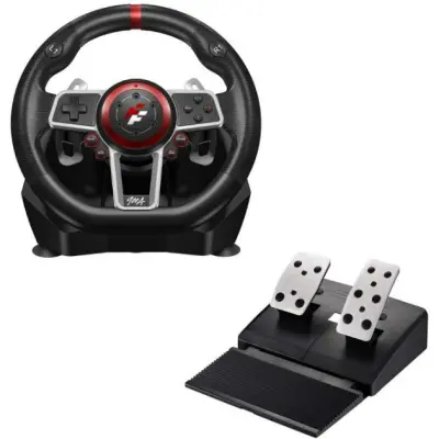 Otvorena ambalaža - Volan Suzuka Flashfire 900A PS4, PS3, XBOX, SWITCH, PC S 2 PEDALE + MJENJAČ