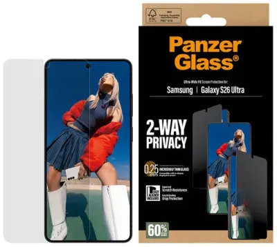 Zaštitno Staklo PANZERGLASS, Samsung Galaxy S26 ULTRA, Ultra Wide Fit Privacy
