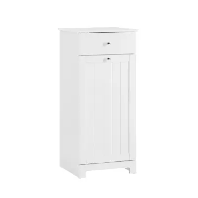 Ormarić za perilicu s košarom i ladicom Bijeli 40x38x90cm BZR21-II-W