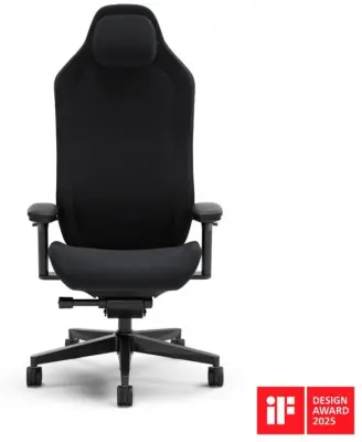 Gamng stolica Fractal Refine Alcantara Dark