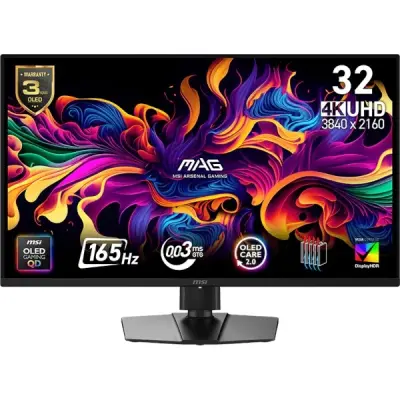 Monitor MSI MAG 322UP QD-OLED E16 31,5" / 4K UHD / 165Hz / 0,03ms (GTG) (crni) PD 15W
