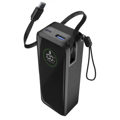 Prijenosna Baterija CELLULARLINE Roller 20.000 mAh 65W Crna