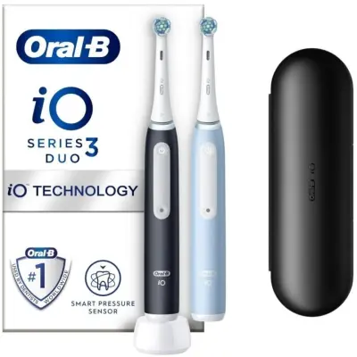 Četkica za zube OralB iO3 DUOPACK BLACK/BLUE