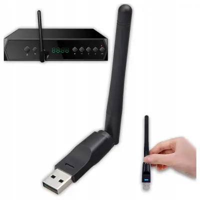 USB WiFi adapter s Wi-Fi antenom za DVB-T2 HEVC set-top box tuner – Zenwire WD-1516