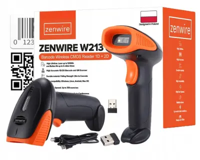 Zenwire W213 bežični USB skener 1D/2D barkodova i QR kodova s Wi-Fi