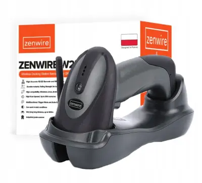 Zenwire W903 bežični 1D skener EAN barkodova s USB doking stanicom