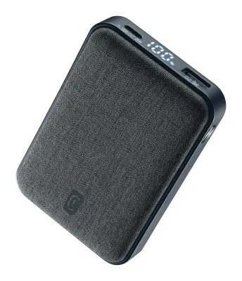 Prijenosna baterija GLAM 10.000 mAh Crna