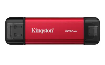 Kingston prijenosni SSD SPSD/512GB Prijenosni SSD s dvostrukim USB-A/C priključkom, do 1050 MB/s USB 3.2