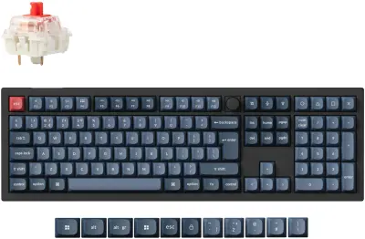 Tipkovnica Keychron V6M-D1-UK Black RGB