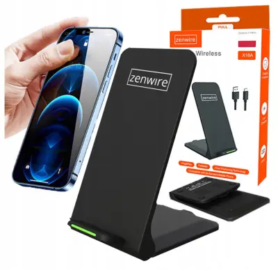Zenwire X18A 15W brza USB-C Qi bežična stanica za punjenje