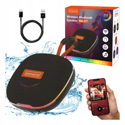 Zenwire BS-07 mali prijenosni bežični Bluetooth boombox s FM radiom i MP3, 13 W