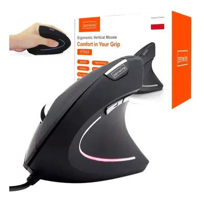 Zenwire X5 vertikalni ergonomski žičani miš