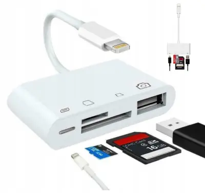 Zenwire BYL-2103TU Lightning adapter za Micro SD i USB čitač kartica za iPhone