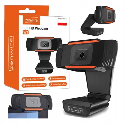Zenwire W1 FULL HD 1080p web-kamera s mikrofonom za Skype pozive i školske konferencije