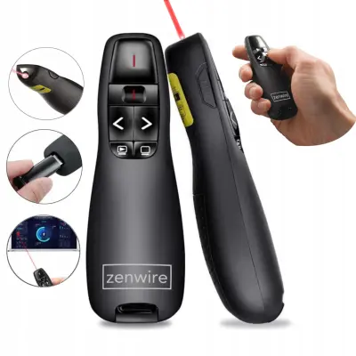 BEŽIČNI LASERSKI POINTER I USB LASERSKO DALJINSKO UPRAVLJANJE ZA PREZENTACIJE – Zenwire S15