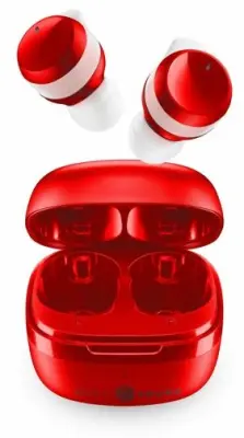 Slušalice CELLULARLINE, AUDIO MUSIC SOUND, Flow, Bluetooth, In-Ear, TWS, Red