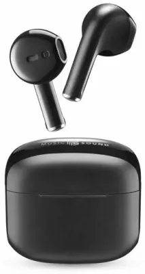 Slušalice CELLULARLINE, AUDIO MUSIC SOUND, Bluetooth, In-Ear, TWS, Swag, Black