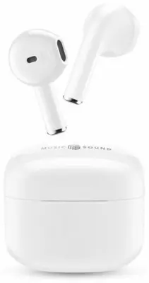 Slušalice CELLULARLINE, AUDIO MUSIC SOUND, Bluetooth, In-Ear, TWS, Swag, White