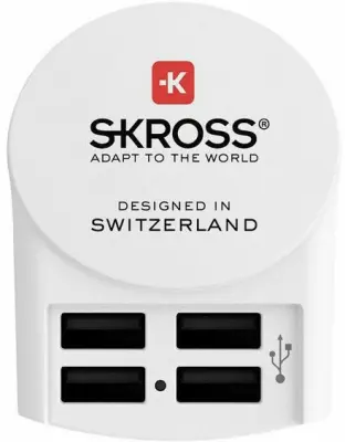 Kućni punjač SKROSS, Euro USB CHarger (4xA), 1-302422