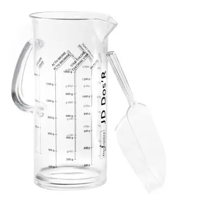 Desjoyaux JD mlijecna posuda s dozirnom lopaticom, 1 L