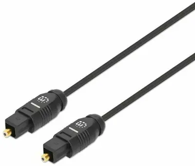Kabel MANHATTAN 356077, Toslink Digital/Optical/Audio, 2x S/PDIF (M), GP, 200cm