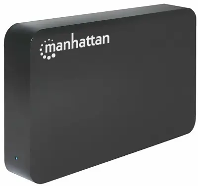 Kućište MANHATTAN 130295, Za HDD, USB 3.2 Gen 1, SATA, 3.5", Crno