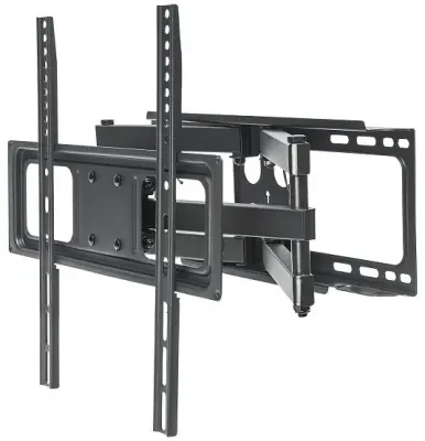 Nosač TV MANHATTAN 461344, Zidni, Univerzalni, 32"-55", 40kg, 2 Ruke, Visina/Nagib/Okretni, Crni