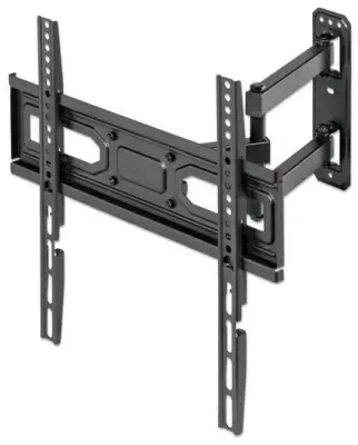 Manhattan TV nosač zidni 32"-55" do 35kg, crni