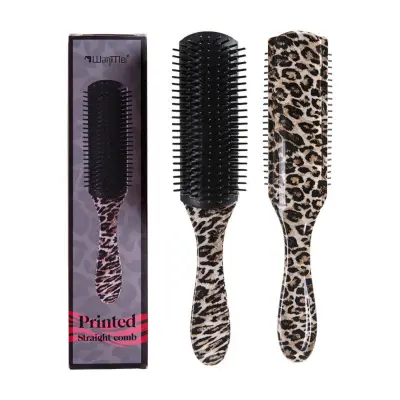Češalj 9 redova s leopard printom i zračnim jastučićem