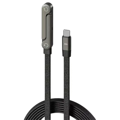 USB-C kabel za brzo punjenje 240 W sa sklopivim stalkom, duljina 1,5 m | CABSTAND