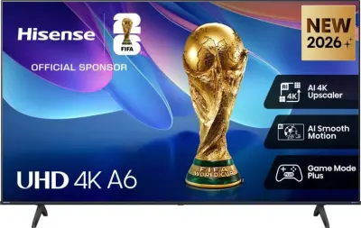 TV HISENSE 58A6S, 147.3cm (58"), DLED, 4k UHD Smart TV, VIDAA OS