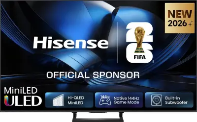 TV HISENSE 85U7SE, 215.9cm (85"), ULED Mini LED, 4k UHD Smart TV, VIDAA OS