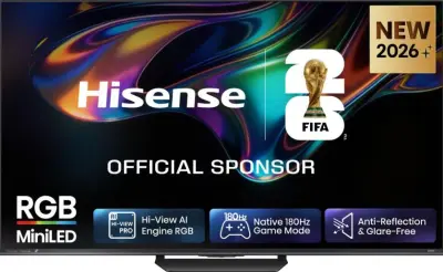 TV HISENSE 65UR8S, 165.1cm (65"), RGB MiniLED, 4k UHD Smart TV, VIDAA OS