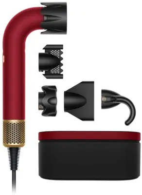 Sušilo za kosu Dyson Supersonic r HD17 Velvet Red/Gold Straight + Wavy