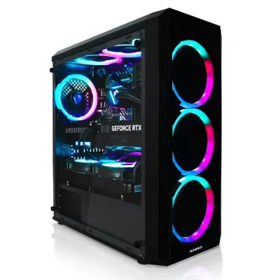 Greed® MK2 Pro - Gaming PC / stolno računalo - AMD Ryzen 7 5700X + Nvidia RTX 5070 12 GB - 4,7 GHz - 16GB DDR4 - 1 TB SSD - 4K - WLAN - Win11 Pro