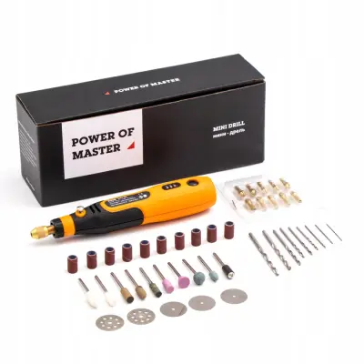 Set Multifunkcionalna Brusilica 46 Dijelova – Punjiva, 3.6 V, 5000-15000 RPM, 163 Mm Duljina, 120 G Težina