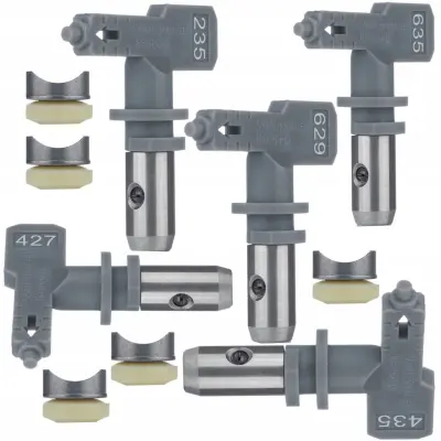 Set Mlaznica Za Bojanje Hi-Flow 635, 629, 235, 427, 435 – Visoka Preciznost, Širina Mlaza 10-30 Cm | Kompatibilnost S Airless Uređajima