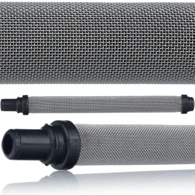 Prstasti Filter 70 Mesh Crni Za Airless Uređaj Za Prskanje Boje | Duljina 100 Mm, Za Mlaznice 0.015"–0.019"