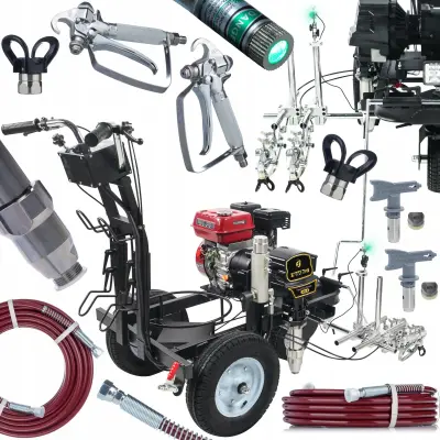 Powerxcellence Atlas Q Cestovna Obojka – Benzinski, Klipna Pumpa, 7P, 23 Mpa, 6 L/Min, 2 Pištolja, 2 Mlaznice 315, 2 Cijevi 15 M