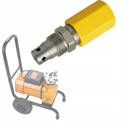 Preljevni Ventil – Ventil Za Airless Uređaj Za Prskanje Boje | Zamjenski Dio Za Rosfix Jaku Oluju RSS05 OSS04 OSS06 BSS07, 22 Mpa, Čelik/Aluminij