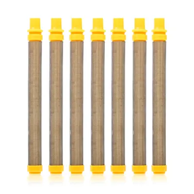 Finger Filter 100 Mesh Žuti – Prstasti Filter Za Airless Uređaj Za Prskanje Boje, 7 Kom, 93.5 Mm, 10.8 Mm