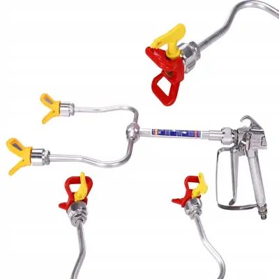 Twinspray Steelpro 7/8 – Dvostruka Cijev Za Prskanje Buje Airless | Nehrđajuće Čelik, Navoj 7/8", Za Airless Pištolje