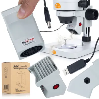 Ma3+ Mini Usisavač Isparenja - Usisavač Isparenja Za Stereoskopski Mikroskop | 12 V, USB, 3500 Okretaja U Minuti, Kompatibilan S Rosfix Planets Pro