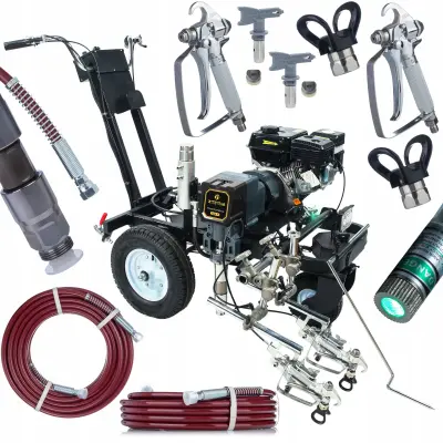 Powerxcellence Ignis V Cestovna Obojka – Benzinski 7P, 23 Mpa, 5 L/Min, 2 Pištolja, 2 Cijevi 15 M, Elektronička Kontrola Tlaka